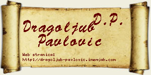 Dragoljub Pavlović vizit kartica